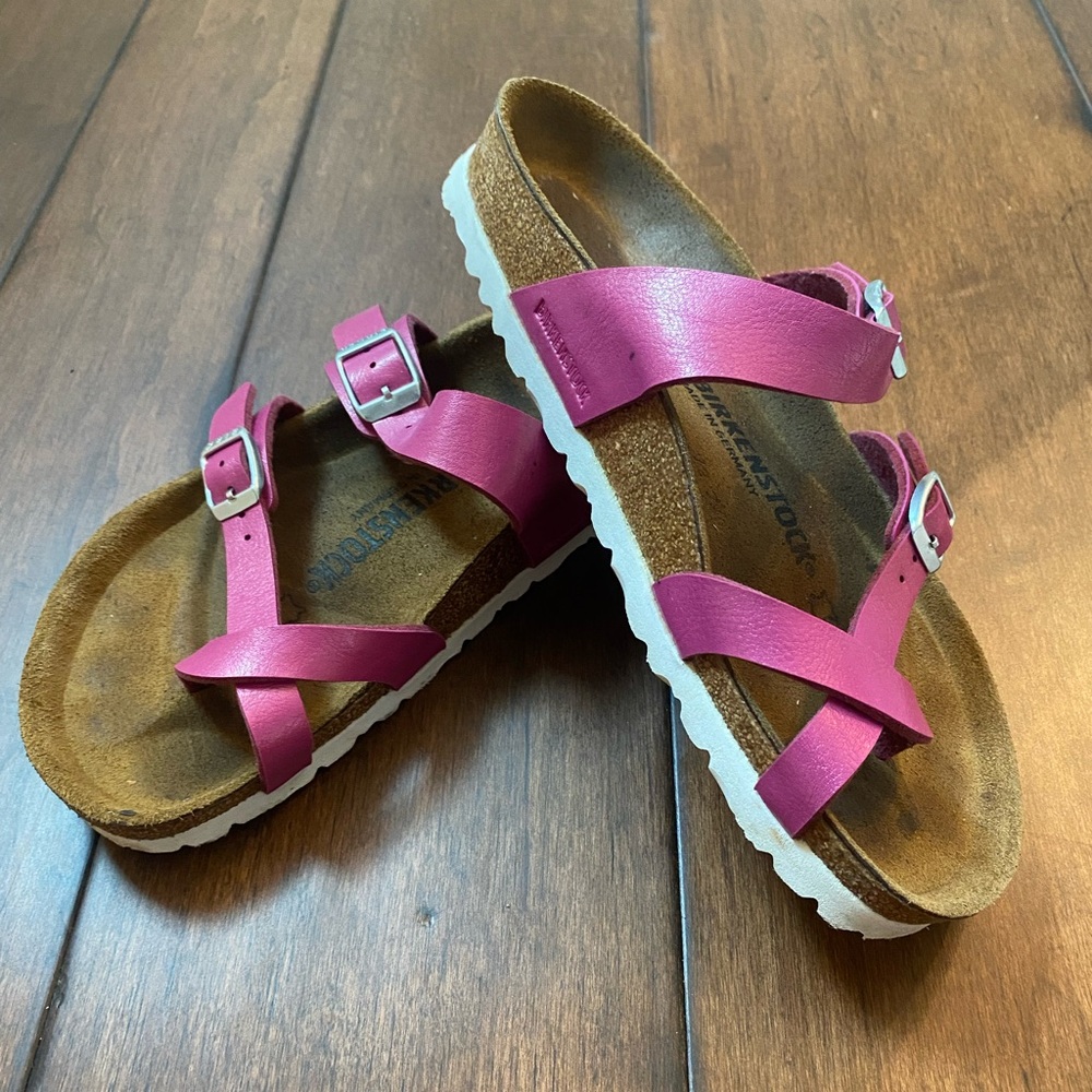 Birkenstock Mayari style sandal pink size:36
